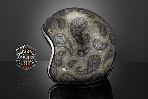 airbrush helmet custom custom helmet paisley