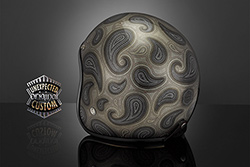 custom helmet paisley