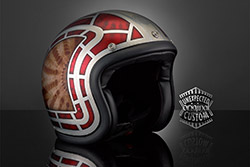 casco custom snake