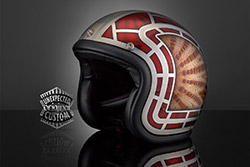 casco custom snake