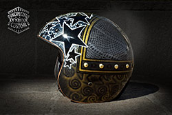 custom motorcycle helmet stardust
