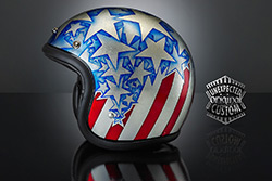 custom helmet captain america