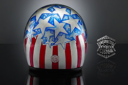 custom helmet captain america