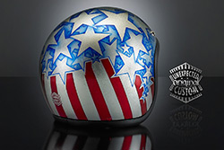 custom helmet captain america