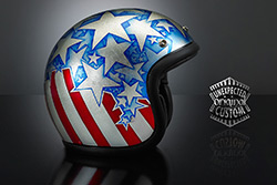 custom helmet captain america