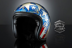 casco custom capitan america