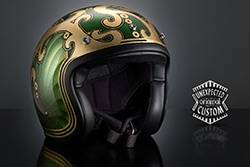 casco moto custom chopper king