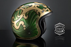 casco moto custom chopper king