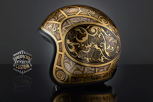 airbrush helmet custom custom helmet jugenstil