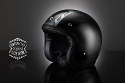 custom motorcicles helmet Flames Line