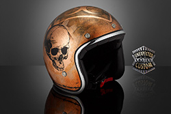 casco custom aerografato gasmask