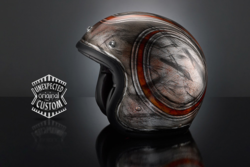 airbrush helmet custom design grunge motorcycle helmet