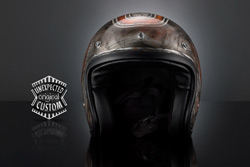 casco moto design grunge