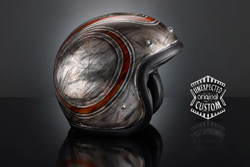 design grunge motorcycle helmet
