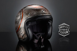 design grunge motorcycle helmet