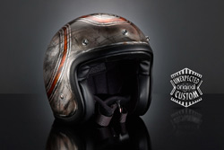 casco moto design grunge