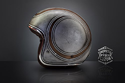 custom motorcycle helmet grunge