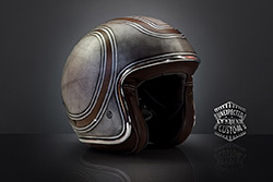 casco moto custom grunge
