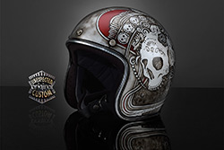 casco custom Hasta La Muerte