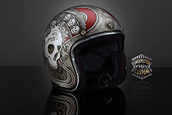 casco custom Hasta La Muerte