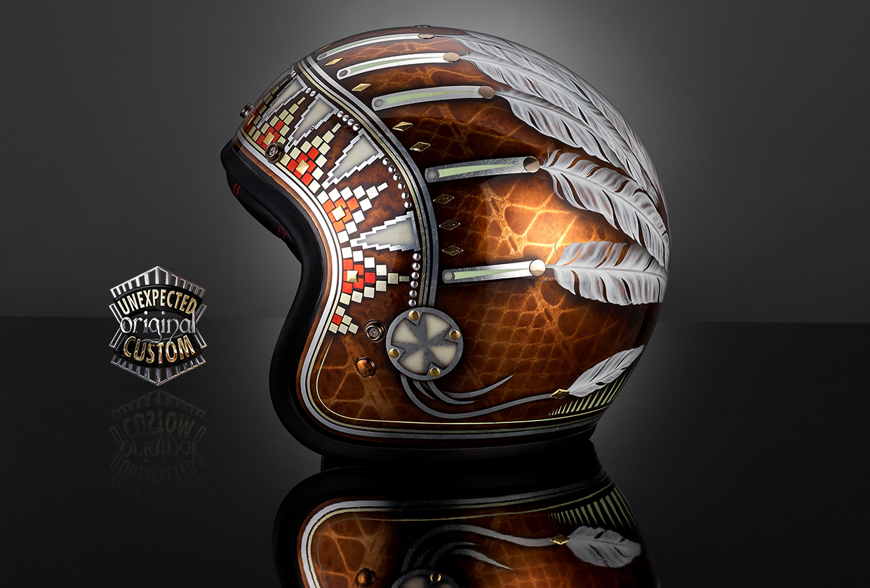 Indian headdress deals motorcycle helmet