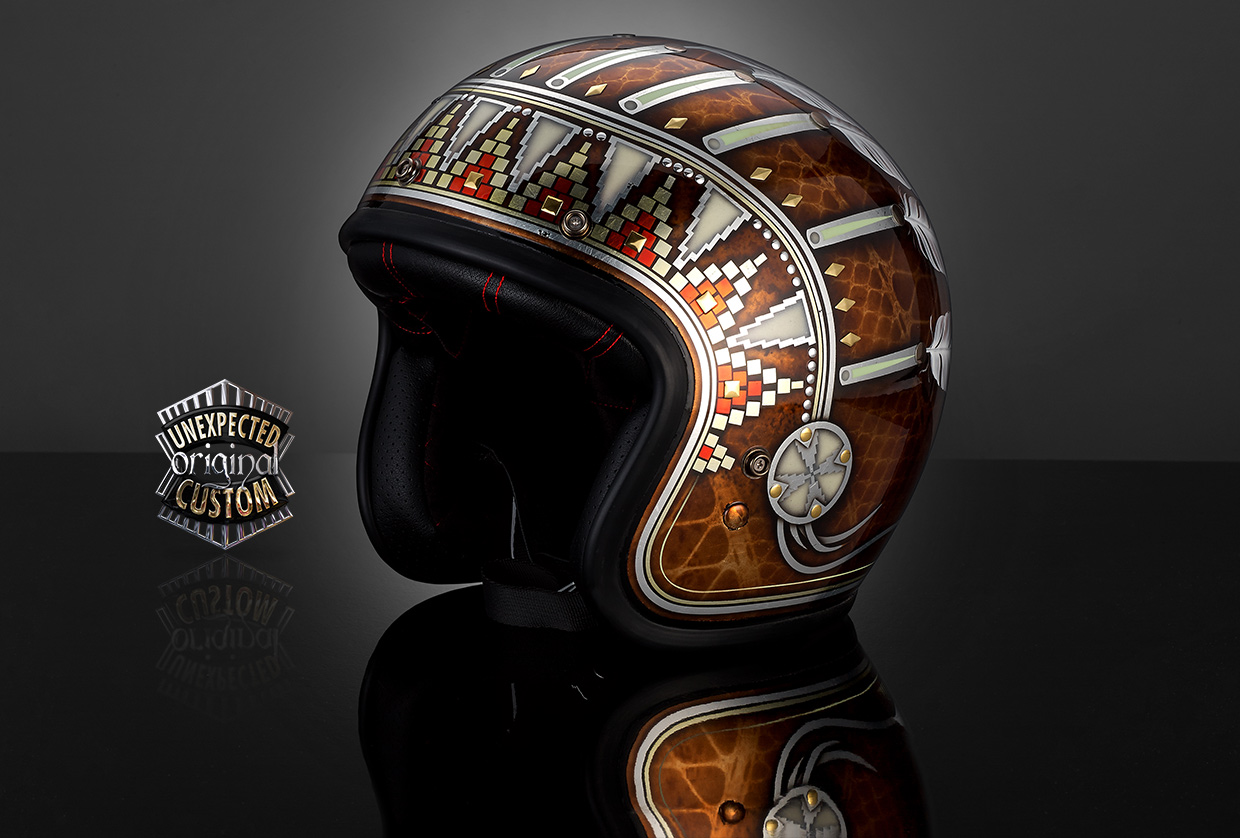 Indian headdress motorcycle helmet new arrivals