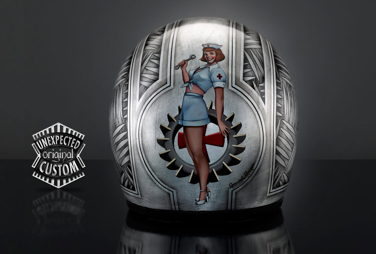 motorcycle custom helmet Motorcycles Clinic