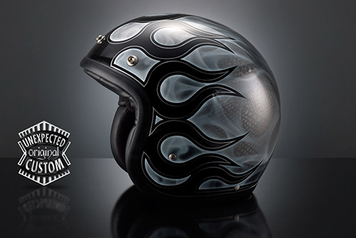 airbrush helmet custom perfect true flames