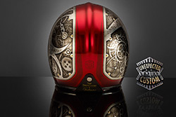 casco custom Steampunk