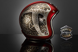 casco custom Steampunk