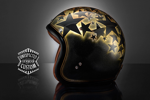 airbrush helmet custom motorcicle helmet design Stardust