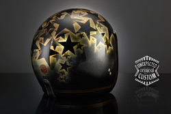 motorcicle helmet design Stardust