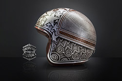 casco moto custom stardust