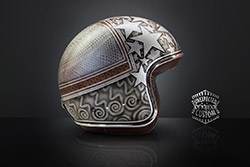 casco moto custom stardust