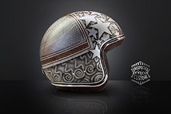 custom motorcycle helmet stardust