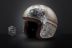 casco moto custom stardust