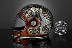 casco custom Steampunk