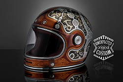casco custom Steampunk