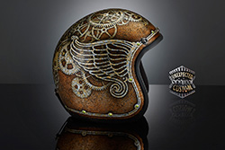 casco custom steampunk