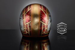 casco moto custom the snake