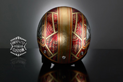 casco moto custom the snake