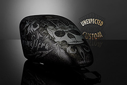 sportster tank black skull