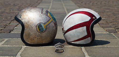 custom helmets vintage