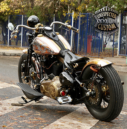 harley softail crossbones old school