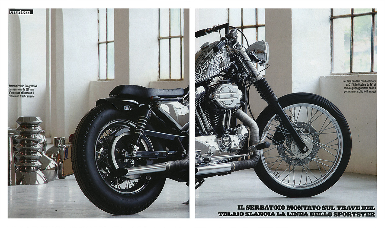 OLD SCHOOL 1 Harley Davidson Sportster UNEXPECTED CUSTOM
