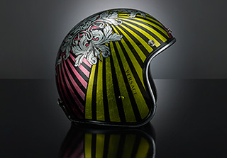 Versace custom helmet multicolor