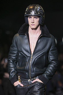 Unexpected Custom Helmets at Versace Fasion Show