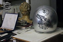 custom helmet gasmask