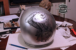 custom helmet gasmask
