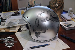 custom helmet gasmask